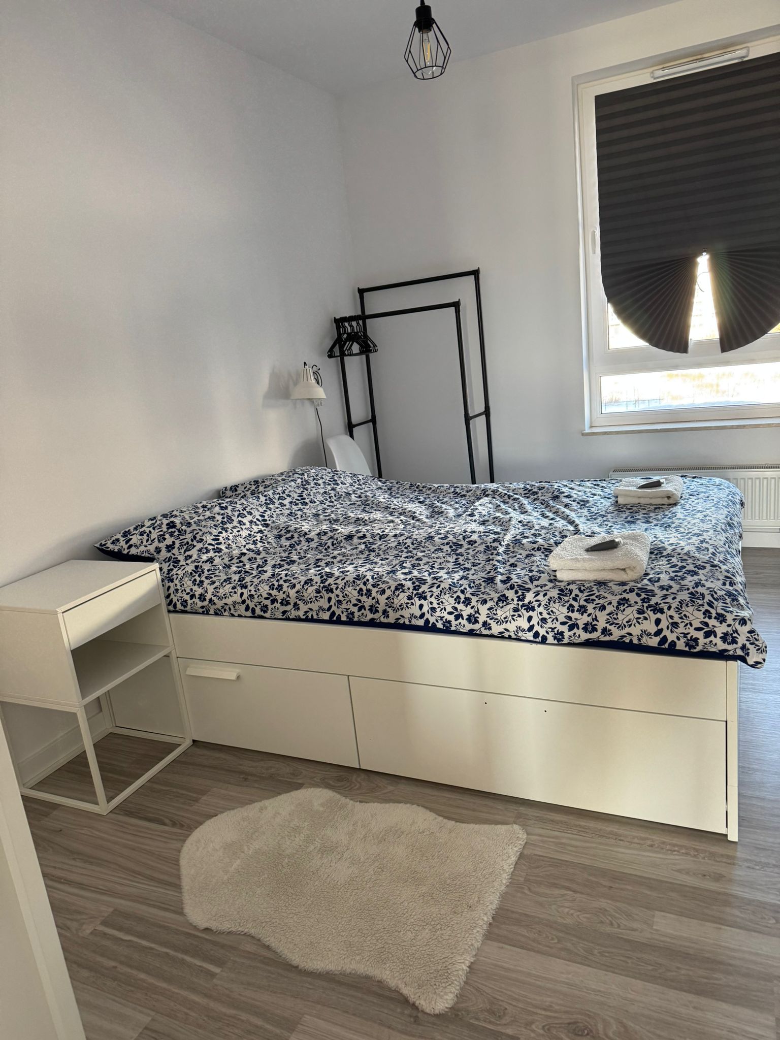 Nordic Home Jemiołuszki 12 Lublin — sypialnia, skandynawski design